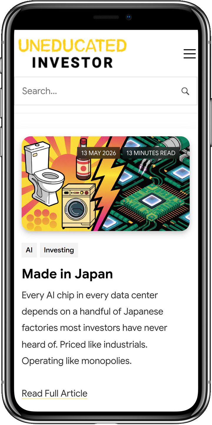 Uneducated Investor website
